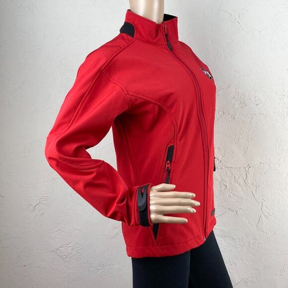 Zorrel The Weather Series Women Red Mock Neck  Fleece Lined Full Zip Jacket M - Picture 9 of 11